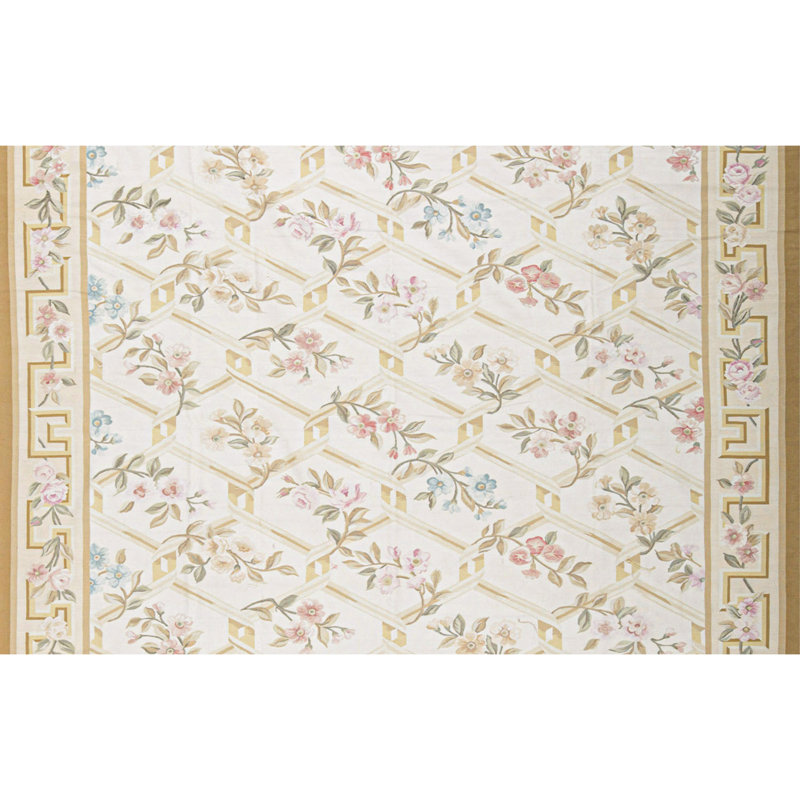 Wool Floral Area Rug