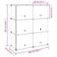 6 Pair Shoe Rack
