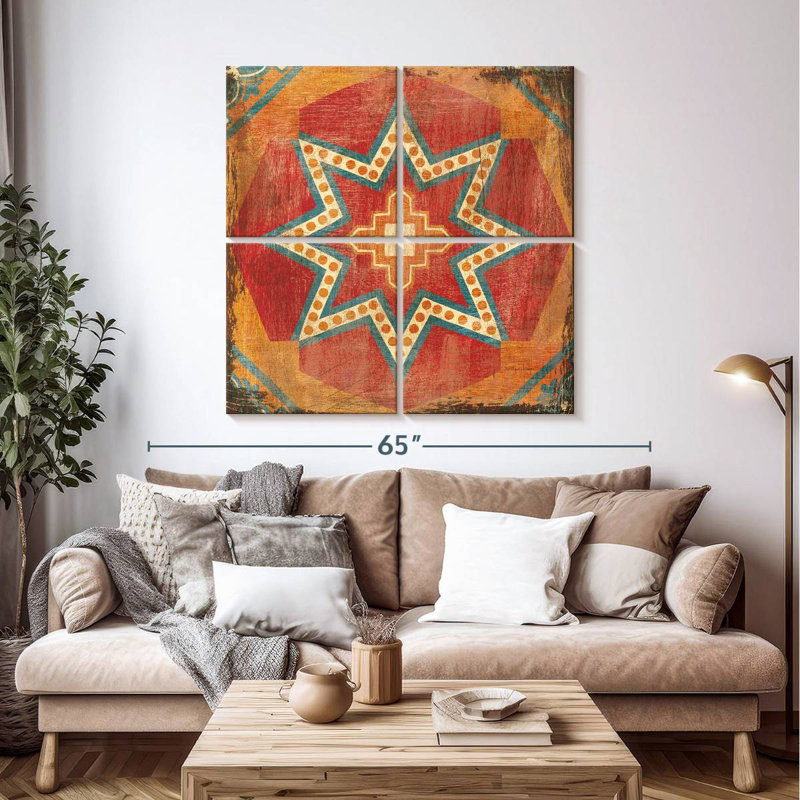 Kerner Moroccan Tiles, 45" H x 45" W