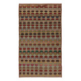 Distressed One-of-a-Kind 6'5" X 11' Hand Knotted Area Rug
