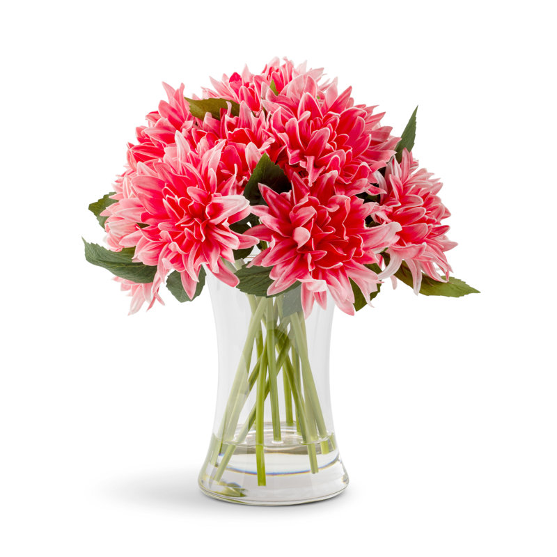 Deauville RealTouch Dahlia Arrangement, Cerise