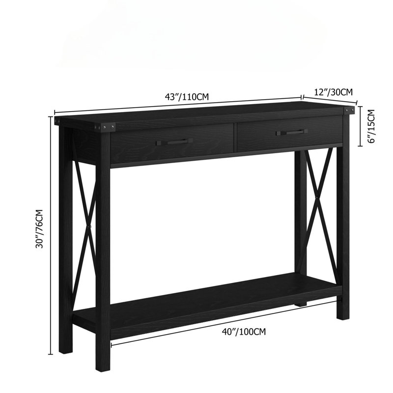 Carmeshia 43'' Console Table
