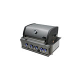 Mont Alpi 32-inch 4-Burner 63000 BTU Stainless Steel Built-in Propane Natural Gas BBQ Outdoor Grill