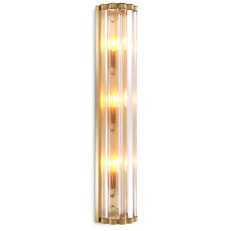 Amalfi 3 - Light Flush Mounted Sconce, Antique Brass