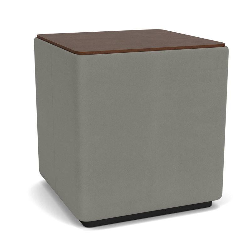Table de salon avec plateau en stratifié Darsey, Noyer Riftwood, 20", Noir; colombe Patriot Plus
