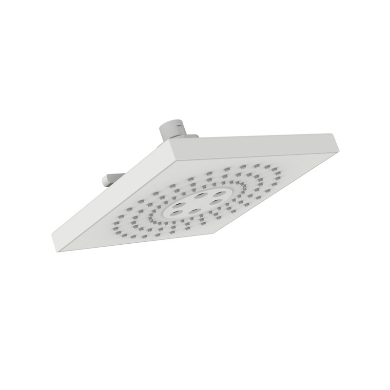 Luxnetic Multi Function Fixed Shower Head, Matte White