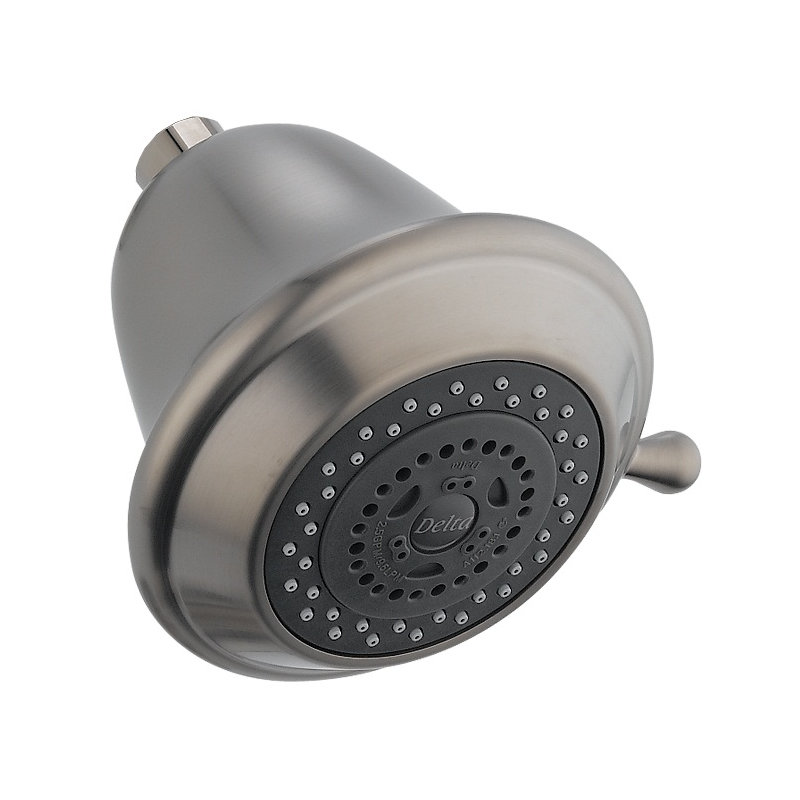 Universal Showering Components 2.0 GPM Shower Head, Brilliance Stainless