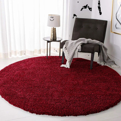 Solid Colour Shag Area Rug