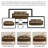Teddy Fabric Convertible Sofa Bed-298113482