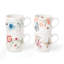 4 Piece Butterfly Meadow Stacking Mug Set