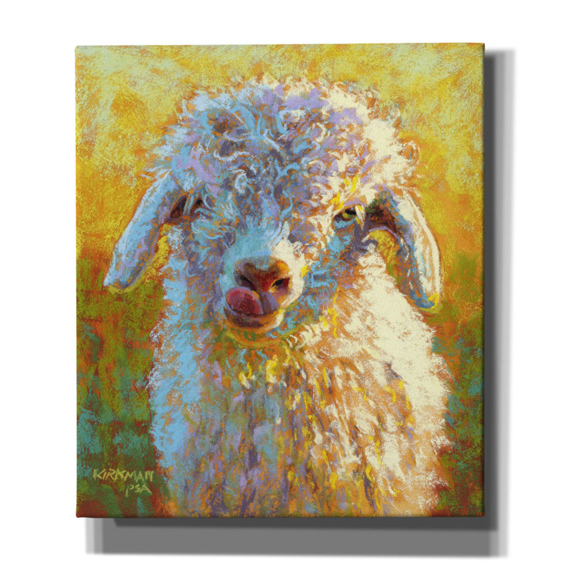 «Lolly» par Rita Kirkman, art mural sur toile, H 30 po x l 26 po x P 1,5 po
