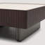 Table basse carrée moderne avec 1 tiroir
