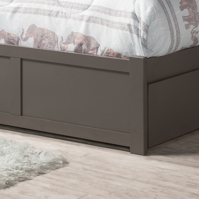 Amear Platform Bed, Full / Double, Gray