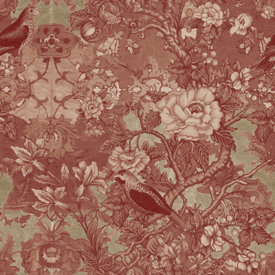 Garden Delight 33' L x 20.5" W Wallpaper Roll