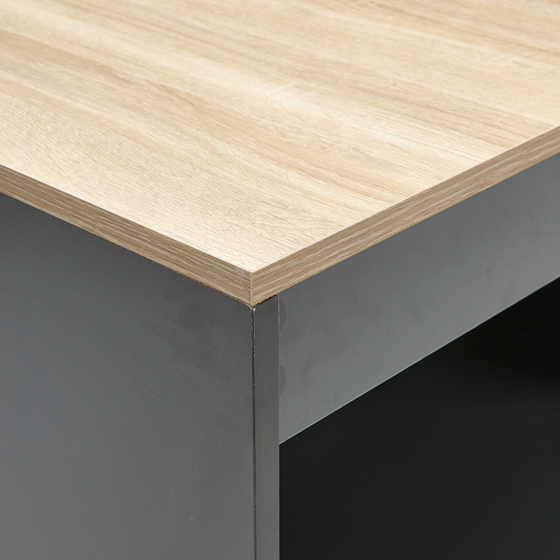 Balabek Dining Table, Brown/Black