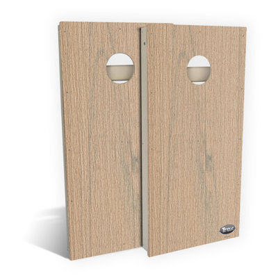 Trex Transcend Lineage Carmel All-Weather Cornhole Board Set | Includes (2) Boards (8) Bags & Optional Accessories