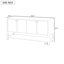 Console de vestibule avec étagères de fabrication et de conception fonctionnelle-1298624395