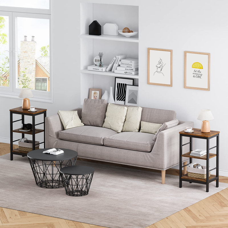 Willibert End Table Set, Brown