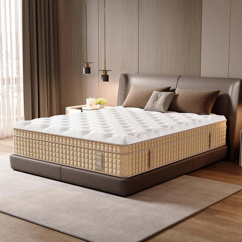 12-Inch Full Hybrid Mattress With 7-Zone Support, Gel-Infused Memory Foam, Pocket Springs, Enhanced Lumbar And Shoulder Alignment, And Certipur-US Certified Materials.