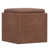 Distressed Saddle Brown Faux Leather selected