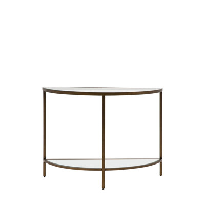 Richman 100cm Glass Top Console Table