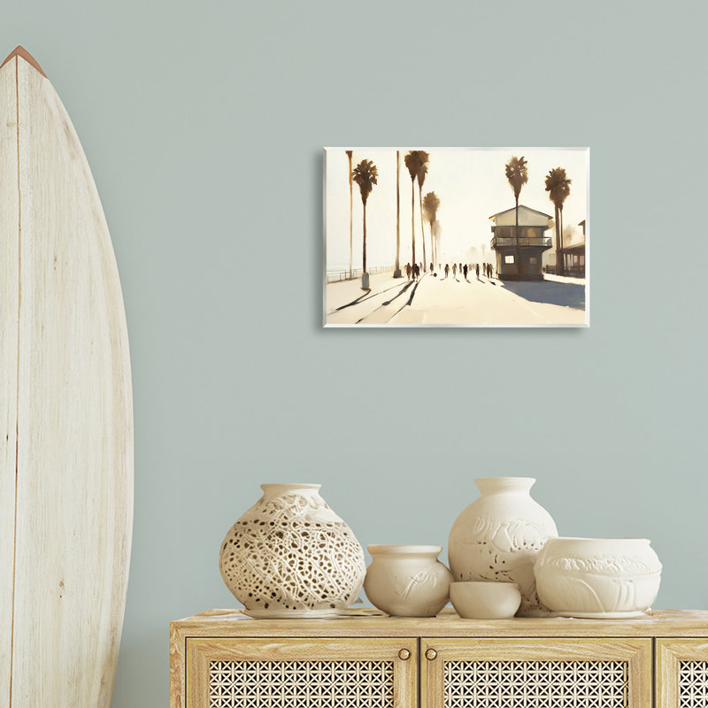 Art tropical sur bois par Noah Bay, H 13 po x l 19 po