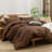 BESTOUCH Duvet Cover Set 100% Washed Cotton Linen Feel Lightweight-115115468-114986050