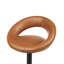 Kanosh Swivel Upholstered Faux Leather Adjustable Height Bar Stool with Iron Frame-1442066896