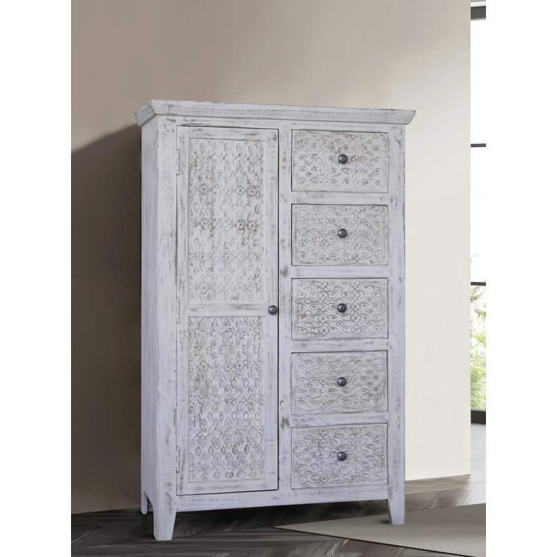 Iverson 5 - Drawer Carved Chest of Drawers