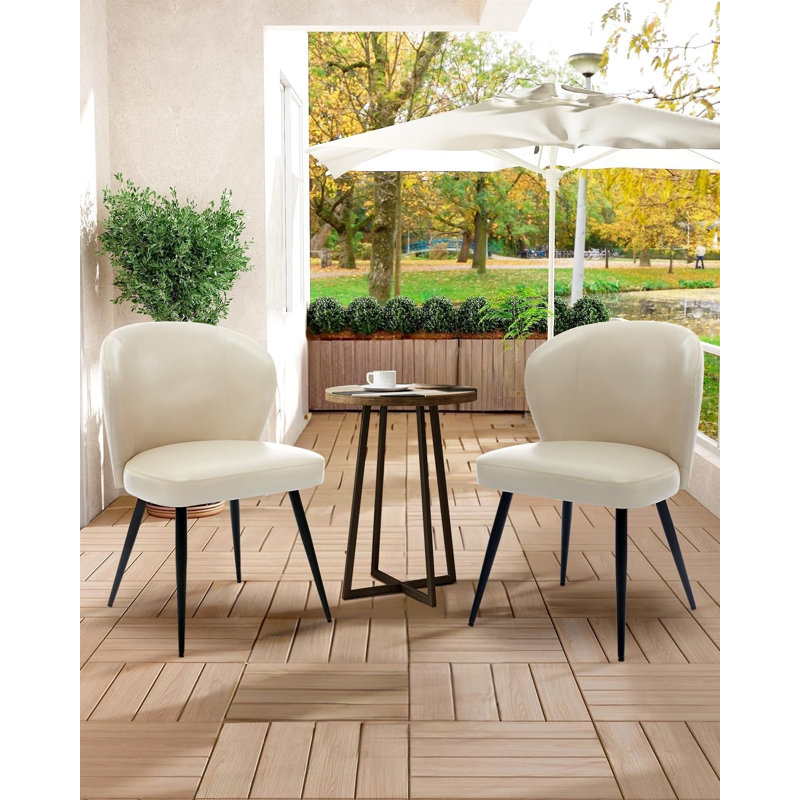 Upholstered Accent Chair, Beige