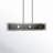 Aleksas 1 - Light 33.47"W Silver/Brown LED Pendant