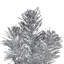 Pre-Lit Artificial Tinsel Christmas Tree - Silver-86204079-86204072