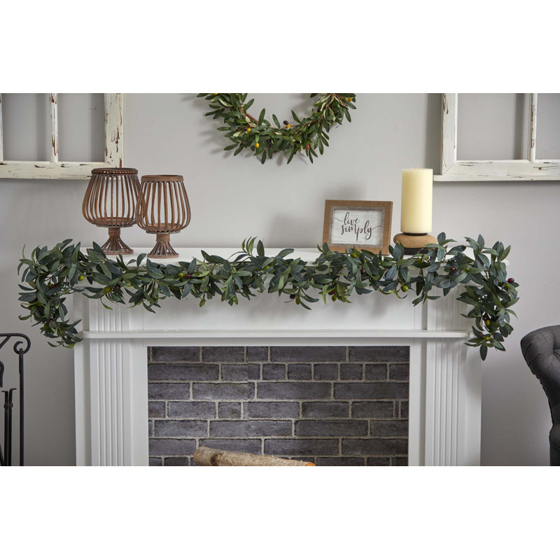 6'' in. Faux Olive Garland