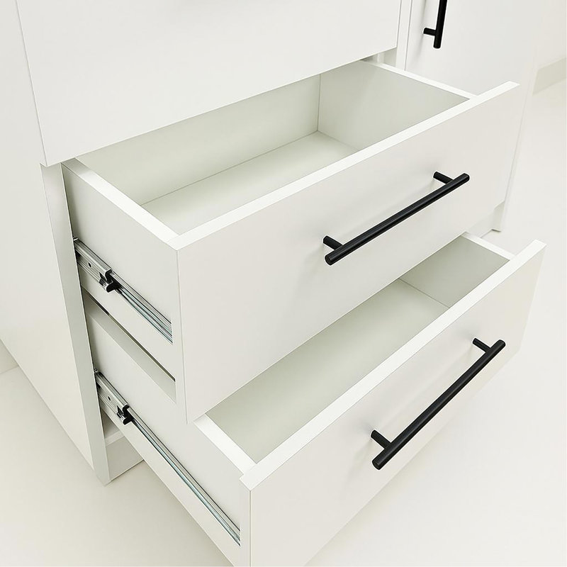 Commode Robin en blanc, Blanc
