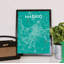 Madrid City Map - No Frame Print-1303135828