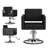  Hydraulic Salon Chair for Hair Stylist, PU Leather Styling Chair with 360° Rotation, Adjustable Height-84573644