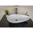 Eden Bath 13'' White/Gray Stone Specialty Bathroom Sink