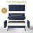 Embrace Supreme Relaxation: 50" Loveseat With Plush Cushioning-35297081