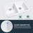 32.3" L Stain-resistant Drop-In Smooth Surface Kitchen Sink with Classify Double Bowl(Included Pop-up Drain)