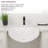 18" L x 14" W Rectangular Ceramic Undermount Bathroom Sink with Overflow