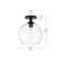 Snead Glass Semi Flush Mount