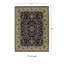 Laurel Marmara Machine Woven Polyester No Pattern Area Rug in Navy-828426639
