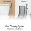 Vaporisateur de bidet à main avec double fixation et tuyau de 48 pouces-92310602