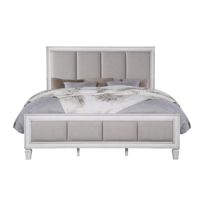Lit tapissier standard gris Dwerg, Très grand