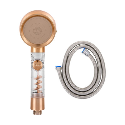 G1/2 Handheld 3 Spray Modes High Pressure Shower Head with Filter
