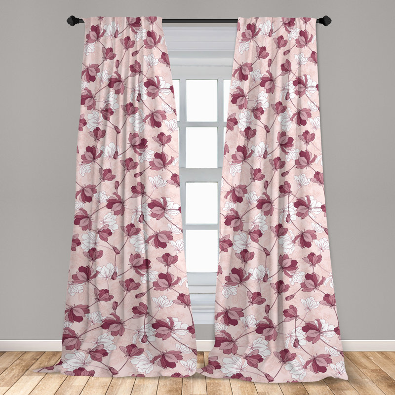 Semi Sheer Curtain Pair, 28" W x 95" L