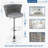 "Luxury Velvet Swivel Bar Stools - Adjustable Height, 360° Rotation & 350 lbs Capacity for Kitchen/Bar-47654293-48192511