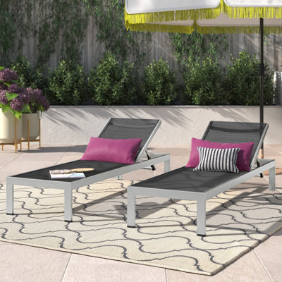 Shore Aluminum Outdoor Chaise