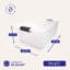 Bac de rangement empilable à usages multiples Homz-103255330-90640361