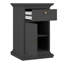 Adianey 43.6cm W Plywood / Laminate Board Bedside Table-1347990548